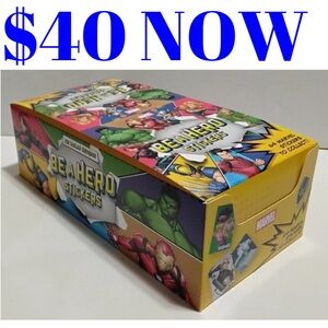 100 PACKS 2025 Marvel Be A Hero Superstore Loblaw Sticker Card Pack 400 Stickers